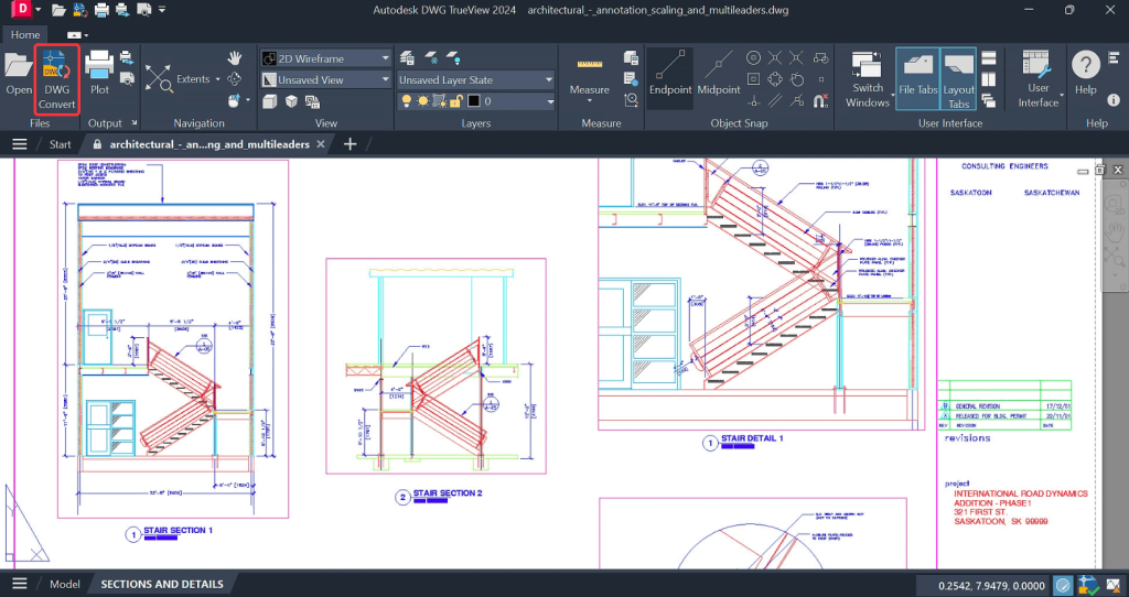 โปรแกรม AutoCAD หรือ DWG TrueView