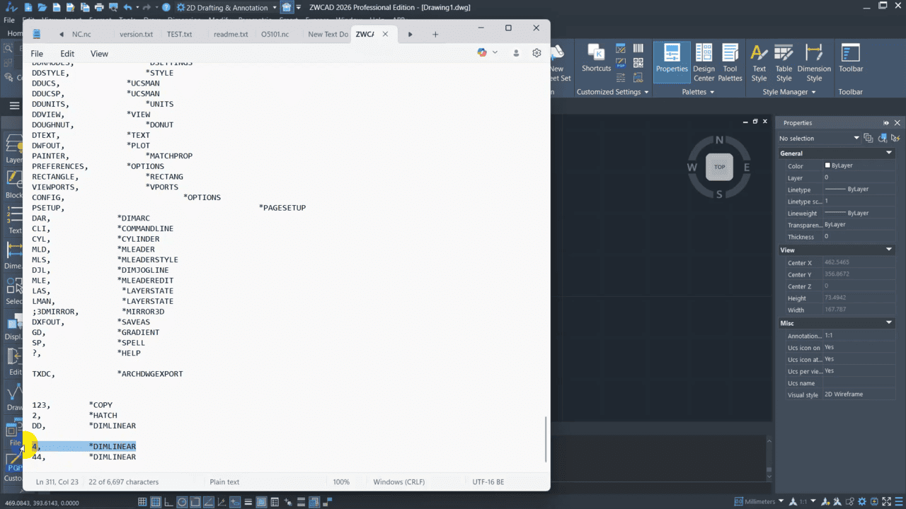 Command Line ZWCAD -02 Command Line ZWCAD -02