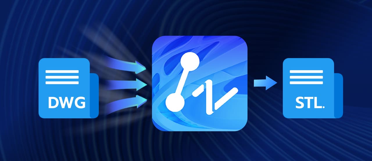 แปลงไฟล์ DWG เป็น STL แปลงไฟล์ DWG เป็น STL